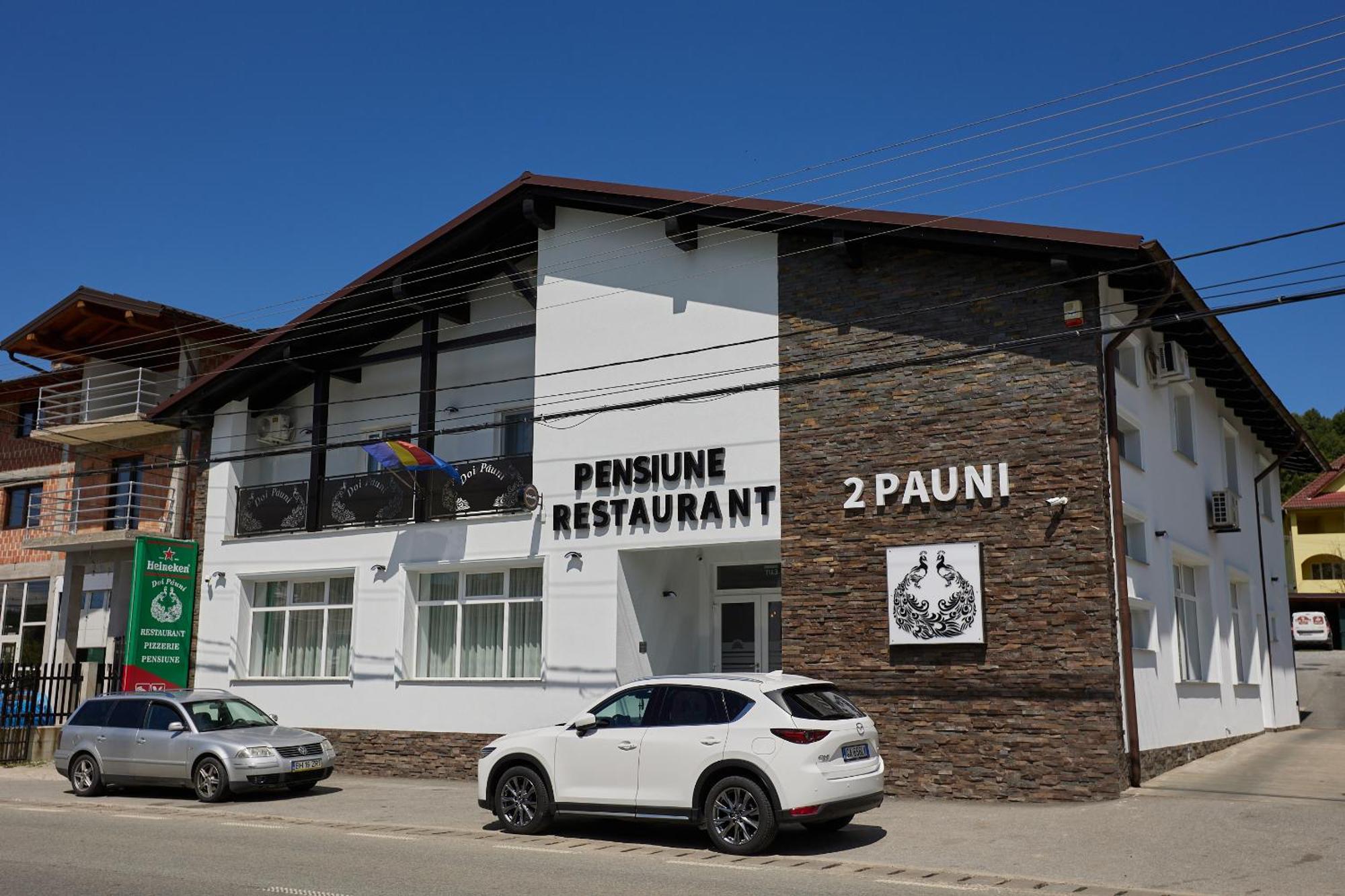 Pensiune Restaurant Pizzerie 2 Pauni Borşa Eksteriør billede